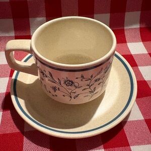 Lenox Temperware Blue Breeze Cup & Plate